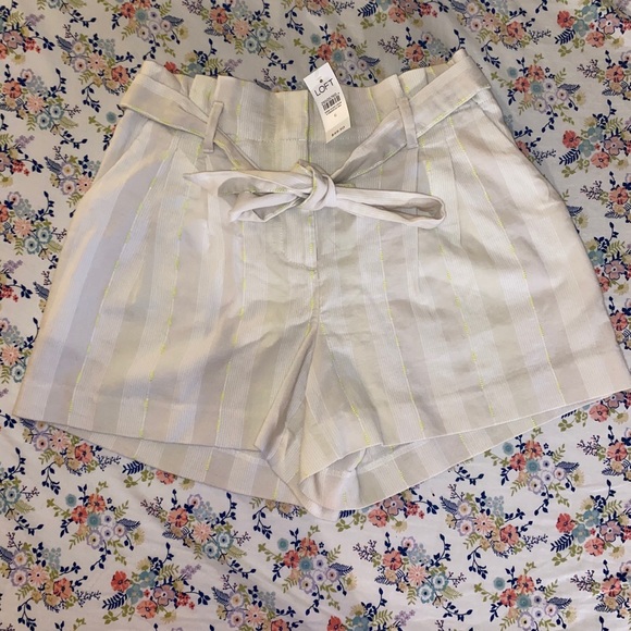 Loft Striped Tie Waist Shorts - Picture 2 of 3